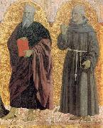 Piero della Francesca Sts Andrew and Bernardino Sweden oil painting artist